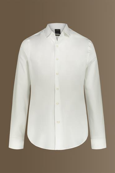 FRENCH COLLAR SLIM FIT SHIRT WHITE