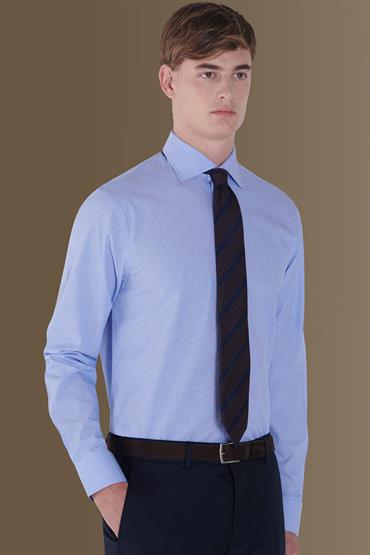 french collar classic fit shirt