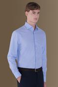 french collar classic fit shirt SKY