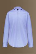 french collar classic fit shirt WHITE/DK SKY