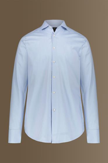 french collar classic fit shirt WHITE/SKY