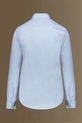 french collar classic fit shirt WHITE/SKY