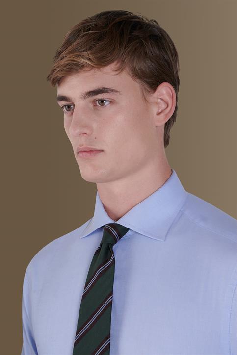 french collar classic fit shirt SKY
