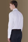 french collar classic fit shirt WHITE