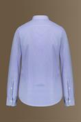 french collar classic fit shirt WHITE/BLUE