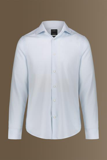 french collar slim fit shirt SKY