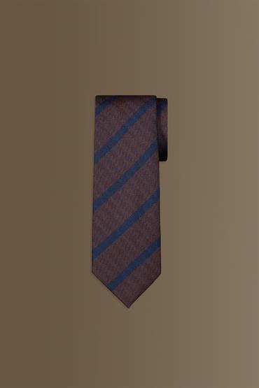 tie width 8 cm BROWN