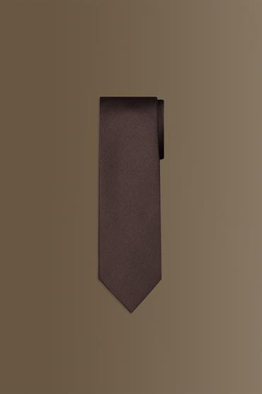tie width 8 cm BROWN