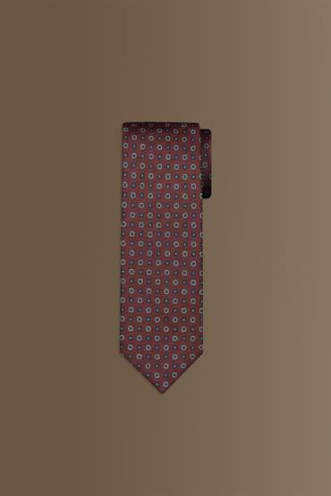 tie width 8 cm BORDEAUX