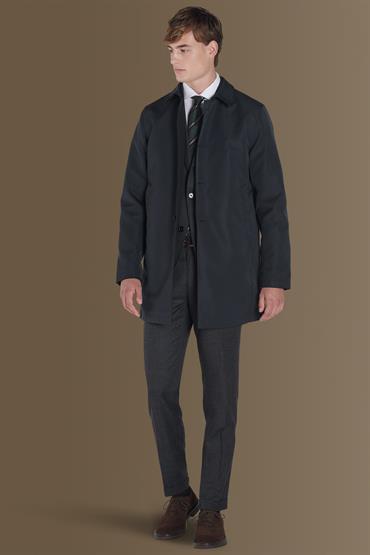 double face raincoat BLUE/GREY