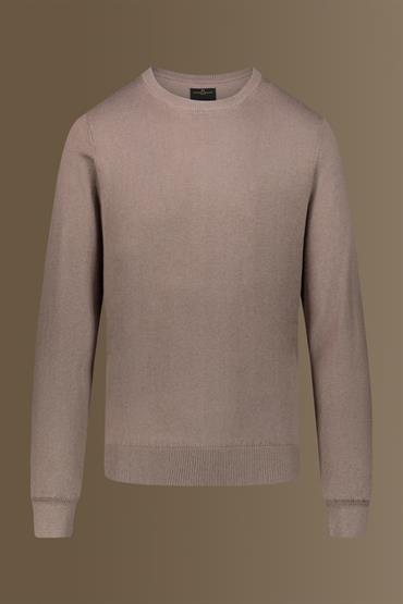 round neck sweater BEIGE