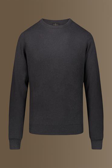 round neck sweater SMOKE