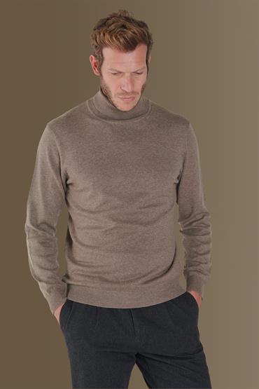 turtle neck sweater TAUPE