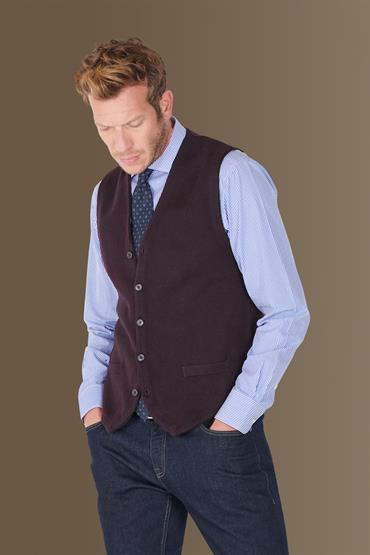 vest with buttons