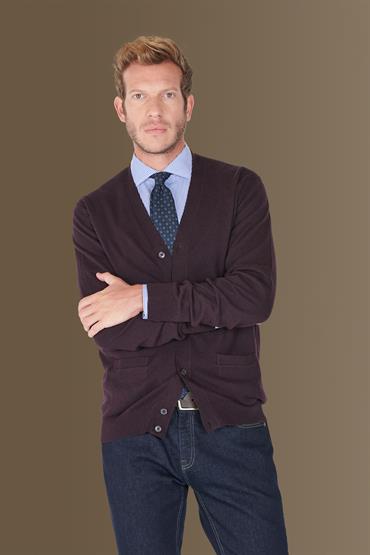 cardigan BORDEAUX