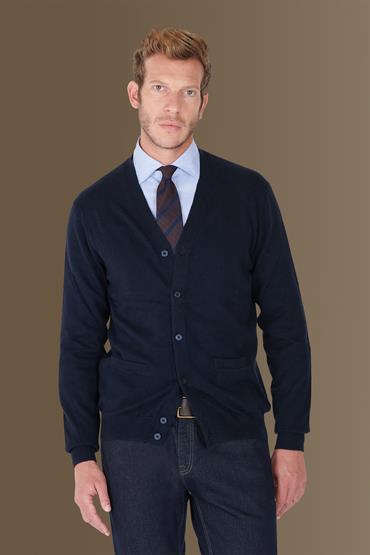 cardigan DK BLUE