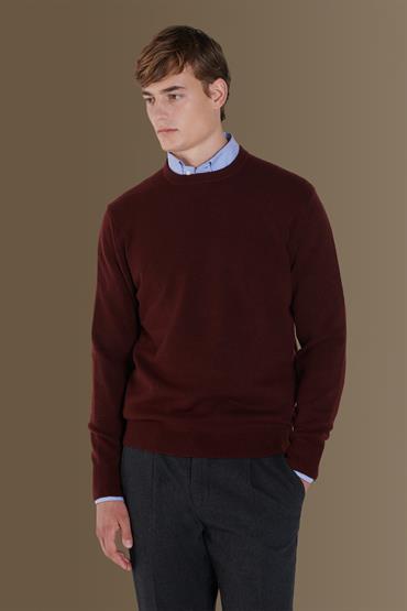 round neck sweater BORDEAUX