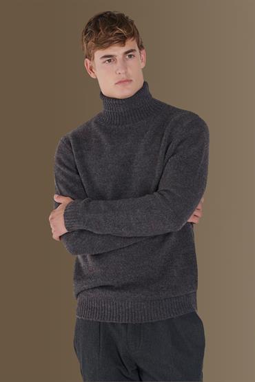 turtle neck sweater TAUPE