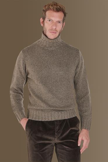 turtle neck sweater TAUPE