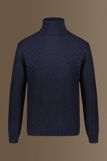 TURTLE NECK BLUE