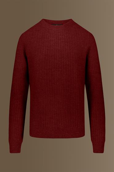ROUND NECK BORDEAUX