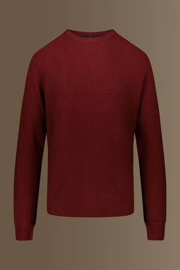ROUND NECK BORDEAUX