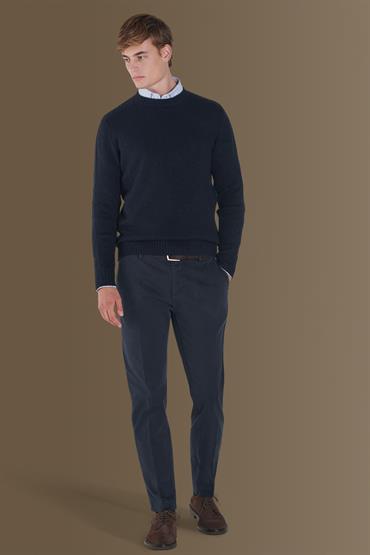 classic chino trousers BLUE NAVY