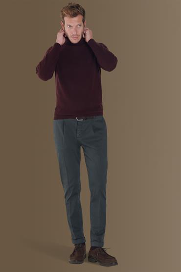 single pince chino DK GREY
