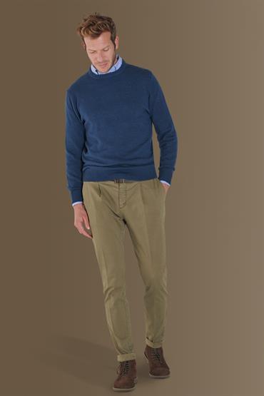 single pince chino TAUPE