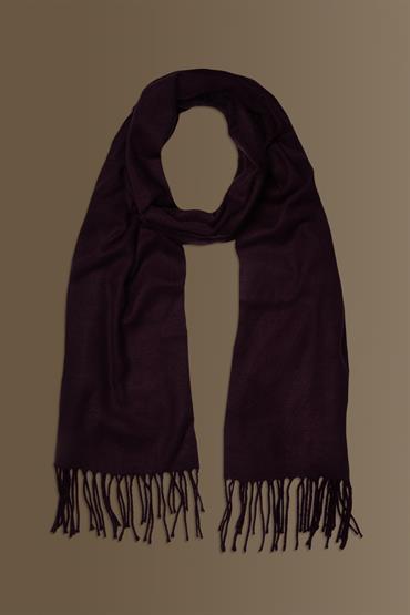 SHAWL 36X180 CM BORDEAUX
