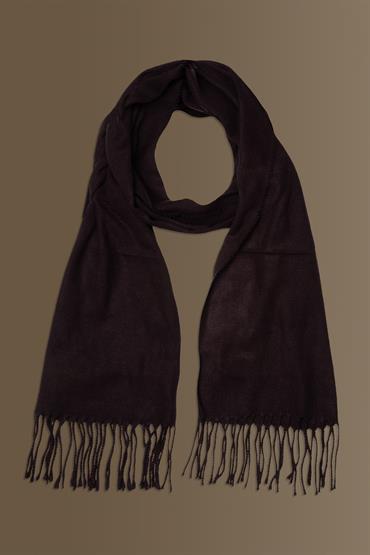SHAWL 36X180 CM DK BROWN