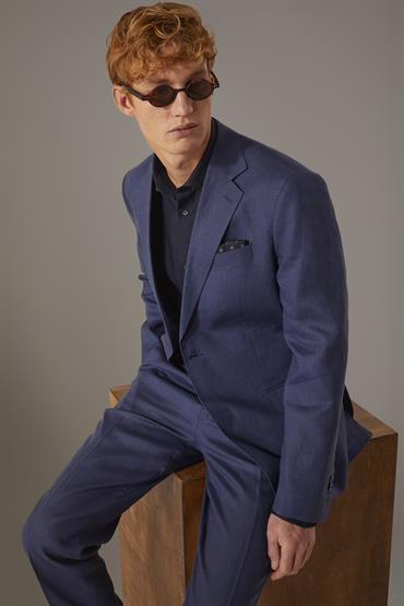 NOTCH SINGLE BREASTED SUIT ROYAL