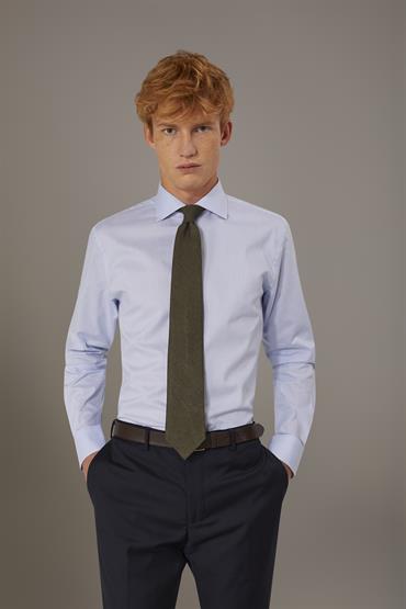 FRENCH COLLAR SLIM FIT CLASSIC SHIRT SKY