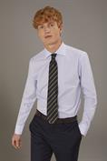 FRENCH COLLAR CLASSIC FIT CLASSIC SHIRT WHITE/BL