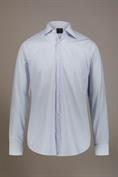 FRENCH COLLAR CLASSIC FIT CLASSIC SHIRT WHITE/BL