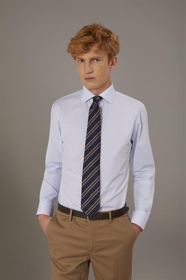 FRENCH COLLAR CLASSIC FIT CLASSIC SHIRT WHITE/LT