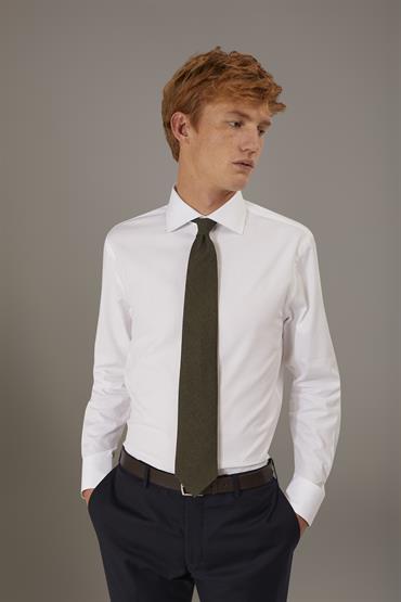 FRENCH COLLAR CLASSIC FIT CLASSIC SHIRT WHITE