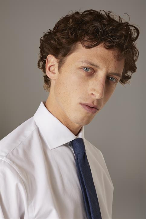 FRENCH COLLAR CLASSIC FIT CLASSIC SHIRT WHITE