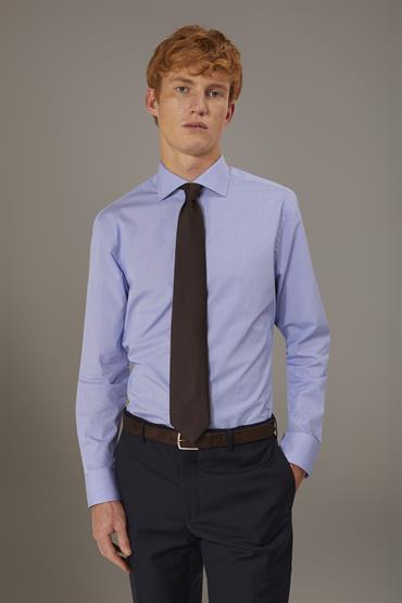 FRENCH COLLAR CLASSIC FIT CLASSIC SHIRT BLUE