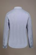 FRENCH COLLAR SLIM FIT CLASSIC SHIRT WHITE/BLUE