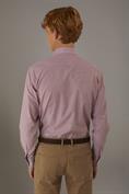 FRENCH COLLAR SLIM FIT CLASSIC SHIRT WHITE/BORDE