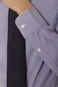 FRENCH COLLAR SLIM FIT CLASSIC SHIRT WHITE/DK BL