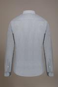FRENCH COLLAR SLIM FIT CLASSIC SHIRT WHITE/DK BL