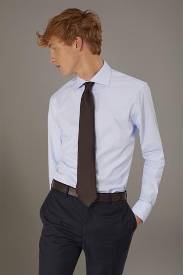 FRENCH COLLAR SLIM FIT CLASSIC SHIRT SKY