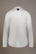 FRENCH COLLAR SLIM FIT CLASSIC SHIRT WHITE