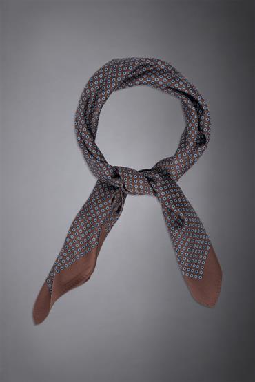 FOULARD 53X53 BROWN