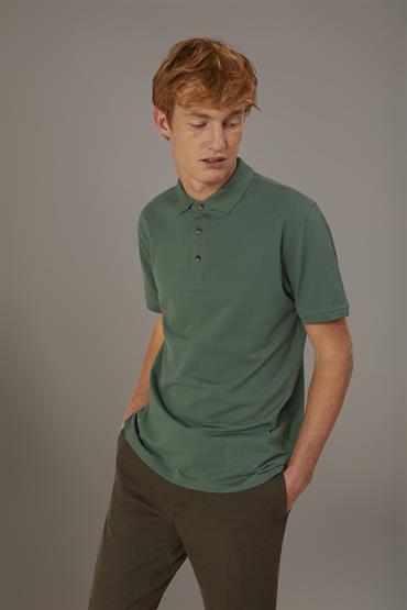SHORT SLEEVE POLO GRASS GREEN