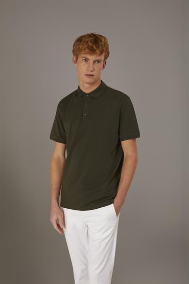 SHORT SLEEVE POLO MILITARY