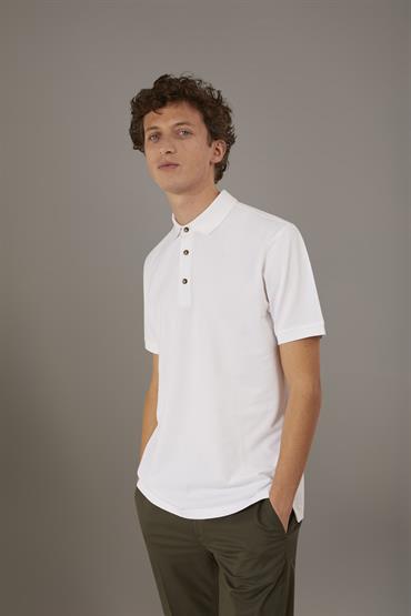 SHORT SLEEVE POLO WHITE