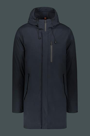TECH JACKET WITH HOOD<br/>VARIANTE : BLACK